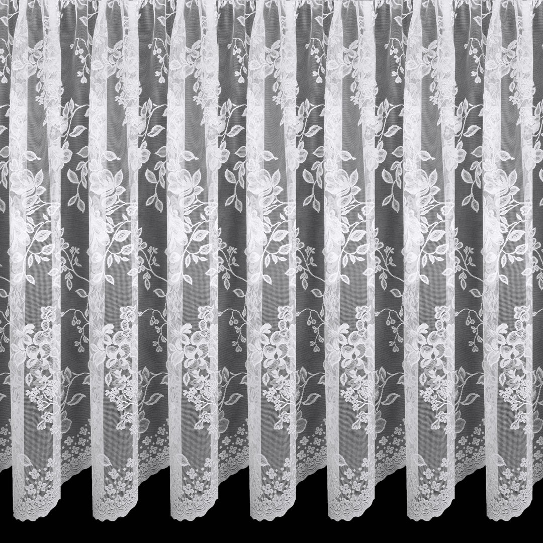 Womack Lace Semi Sheer Curtain Panel