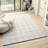 Modern Checkered Non-Slip Washable Area Rug-117510179