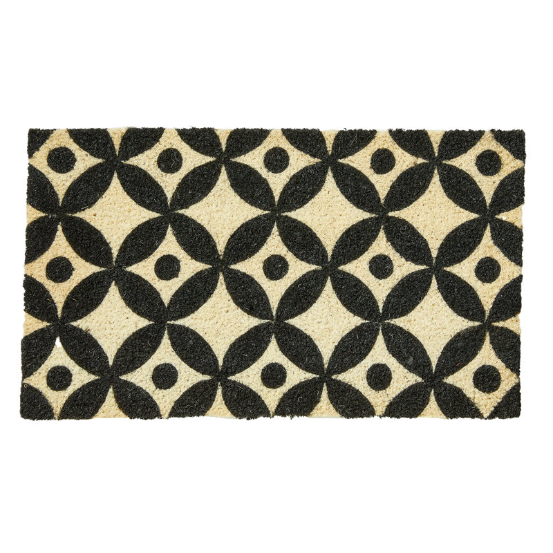 Circles Coir Door Mat