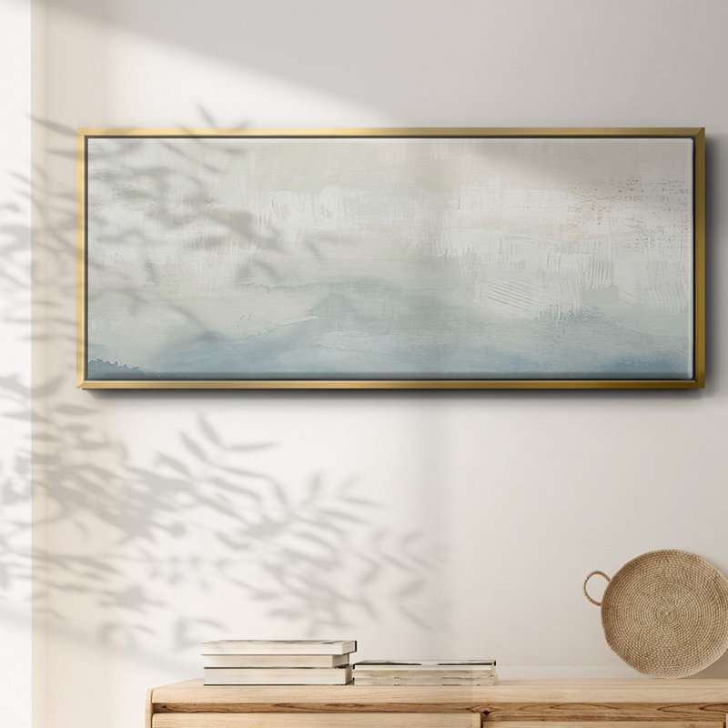 Tone Scape IV - Toile avec cadre, H 24 po x l 60 po