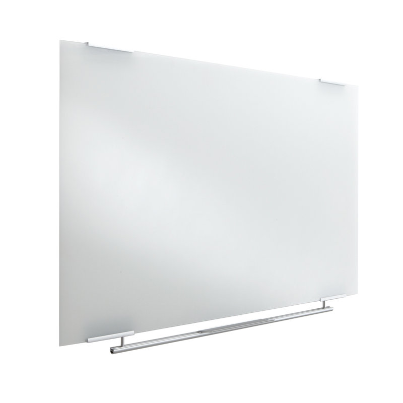48" x 36" Frameless Ultra White Glass Dry Erase Board