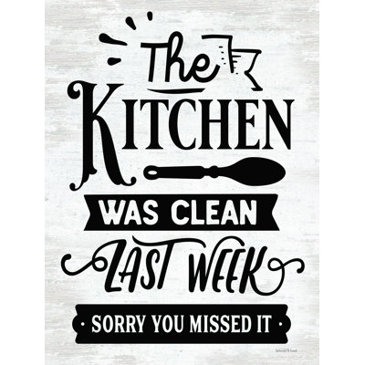 «Clean Last Week», art textuel sur toile tendue