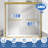 56-60 In. W X 60 In. H Framed Double Sliding Shower Door In Brushed Gold With 1/4 In. Thick Clear Tempered Glass-123110789