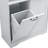 Bathroom Storage Cabinet With Doors And Drawers, Tilt-Out Laundry Hamper, Multiple Storage Space, Freestanding Style, Open Shelve, Adjustable Shelf, Gray-1307616440