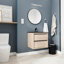 Meuble-lavabo 24 po avec lavabo en céramique