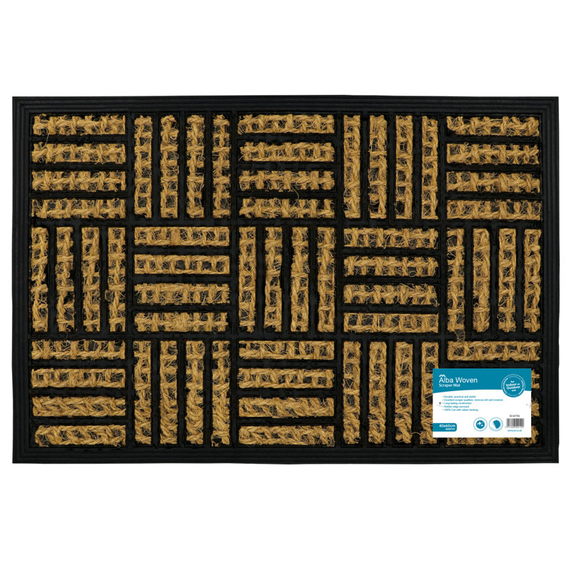 Non-Slip Striped Outdoor Doormat