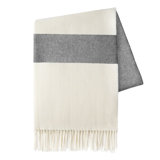 Blush Sydney Herringbone Stripe Throw