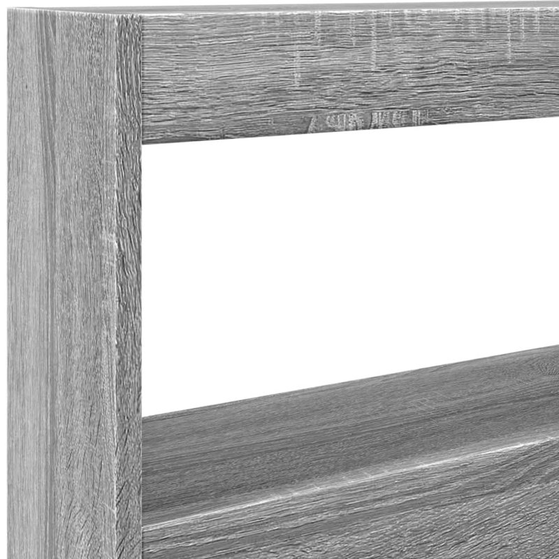 Headboard, Grey Sonoma, 102cm H x 100cm W x 17cm D