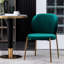 Table de salle à manger contemporaine 5 - Table ronde blanche avec 4 chaises relaxantes, bois d'hévéa massif, velours luxueux, ensemble de tranquillité et confort douillet, fabrication en bois d'hévéa, revêtement en velours, zone-1544803756