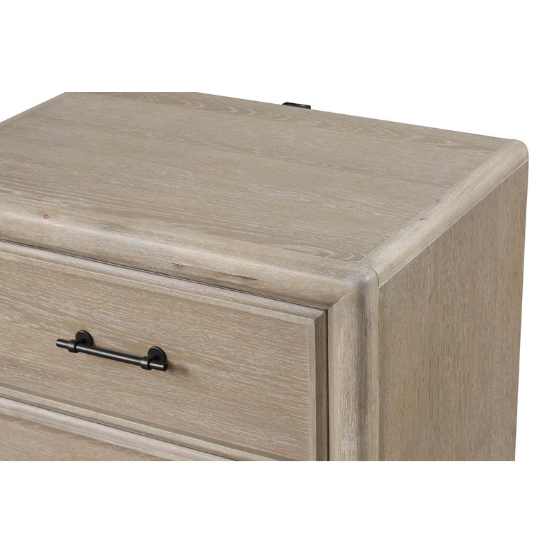 Table de chevet style transitionnel 1pc