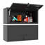 Armoire de rangement murale verrouillable en métal Ackron, en acier robuste avec portes à vérin à gaz, idéale pour garage, cuisine, entrepôt et bureau.-1374437871