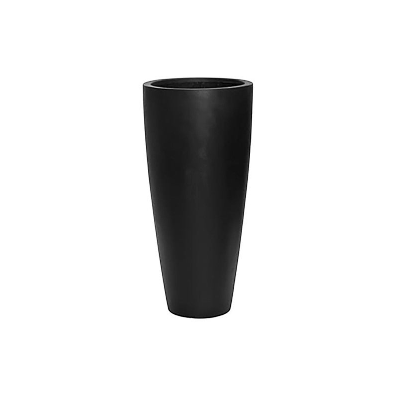 Sloatsburg Handmade Pot Planter, Black, 28" H x 20" W x 20" D