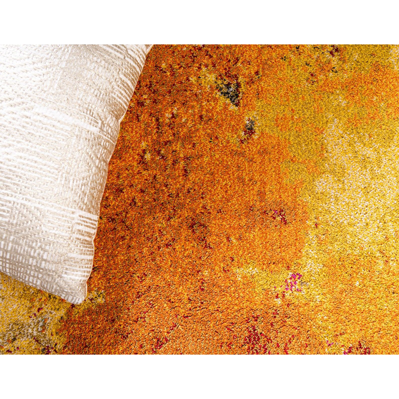 Abstract Indoor Rug, Runner 2'7" x 10'