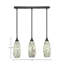 3 Light Stem Hung Linear Pendalier Shown With 5" Fusion Glass-32326160-32326162-71747823