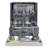 Kenmore 24" Built-in Dishwasher with UltraWash System and SmartWash - Stainless Steel w/ Fingerprint Resistance-99467835