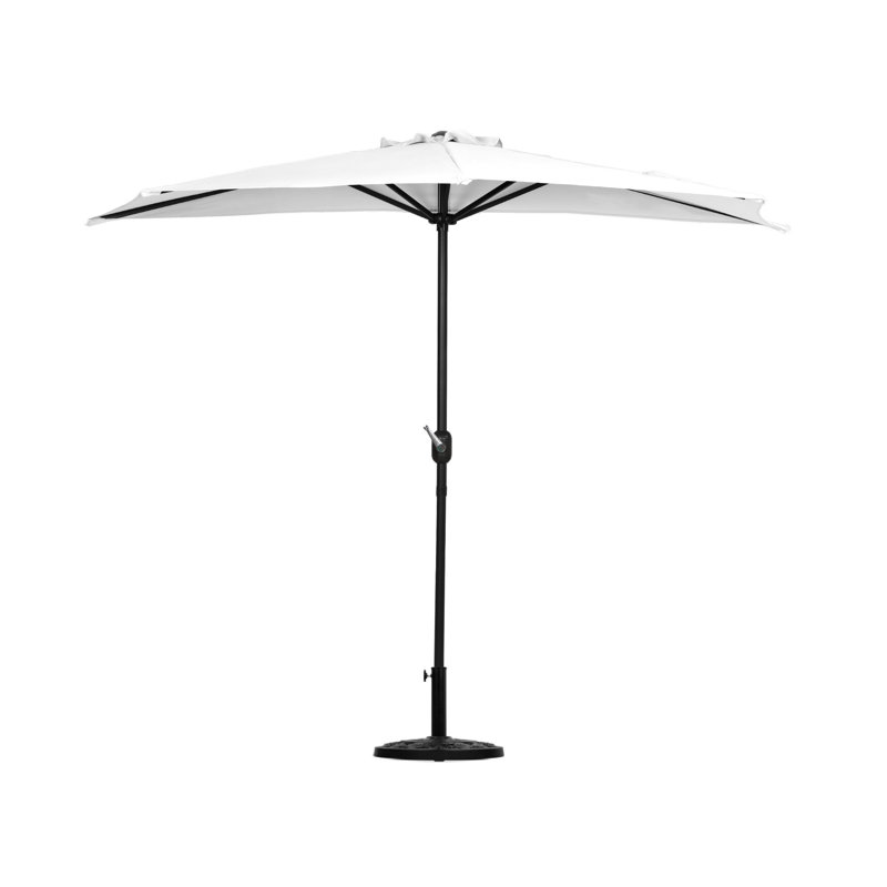 Parasol de marché 9 pi Pérou, Blanc