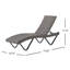 Chaise longue inclinable 77,25 po Leyt-26323761
