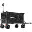 Chariot de camping pliable de 300 L avec hayon arrière extra long de 58 pouces, chariot utilitaire pliable robuste de 500 lb avec tissu et roues amovibles