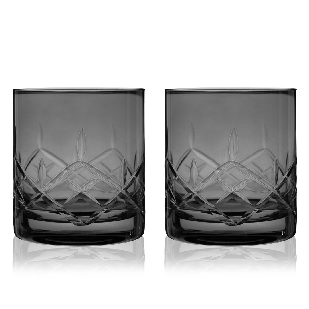 Admiral Crystal Rocks Glasses (Set of 2) Viski 