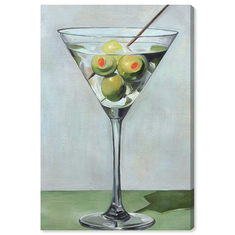«Happy Hour Party», reproduction sur toile tendance par, H 54 po x l 36 po, Toile tendue