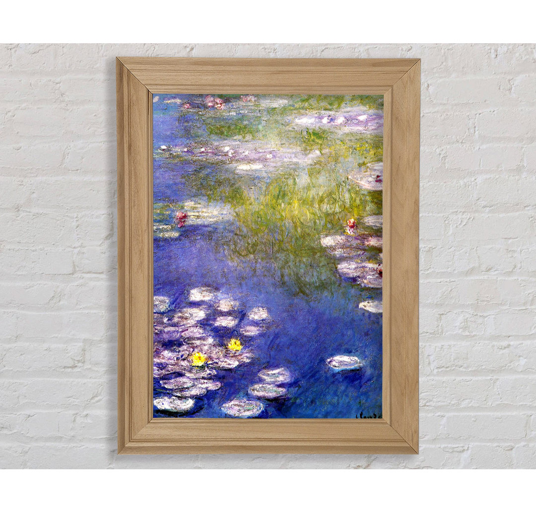 Monet Nympheas in Giverny - Einzelner Bilderrahmen Kunstdrucke