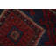 Tapis de couloir rouge en laine de conception unique 8 pi 5 po x 2 pi 0 po