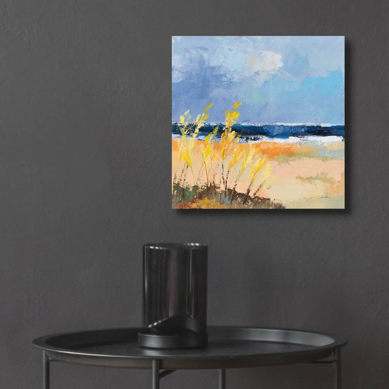  «Seaside 2» par Silvia Vassileva, art mural en verre acrylique, 12 po x 12 po, H 12 po x l 12 po x P 0,13 po