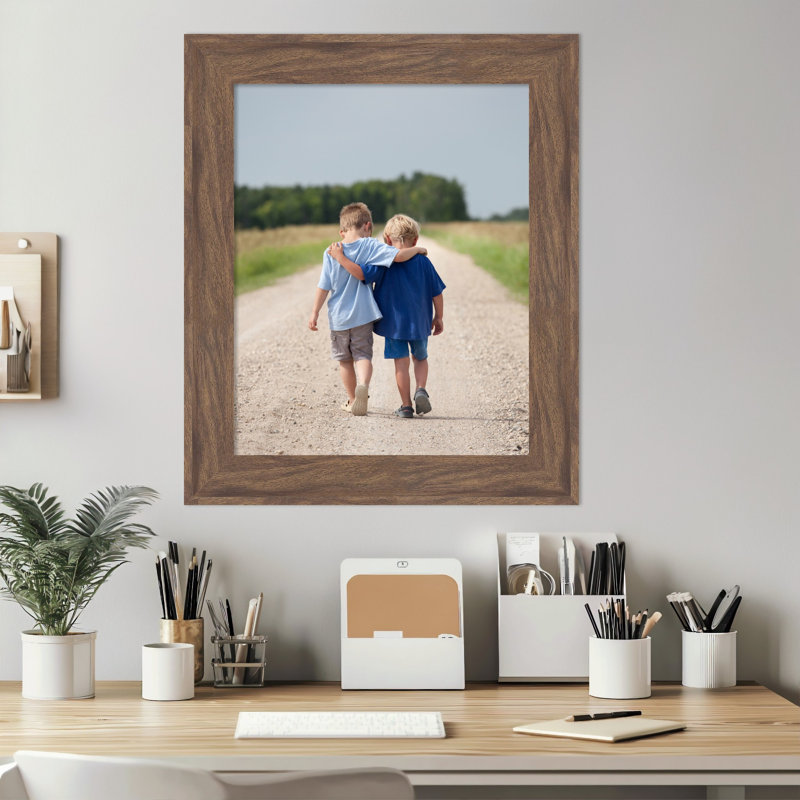 Cadre photo brun moyen pia, 16 x 20