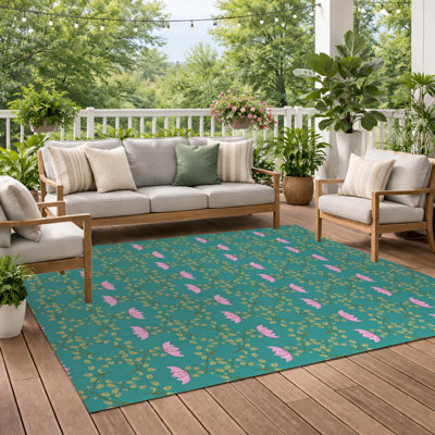 Tapis d'extérieur décoratif Anjelica