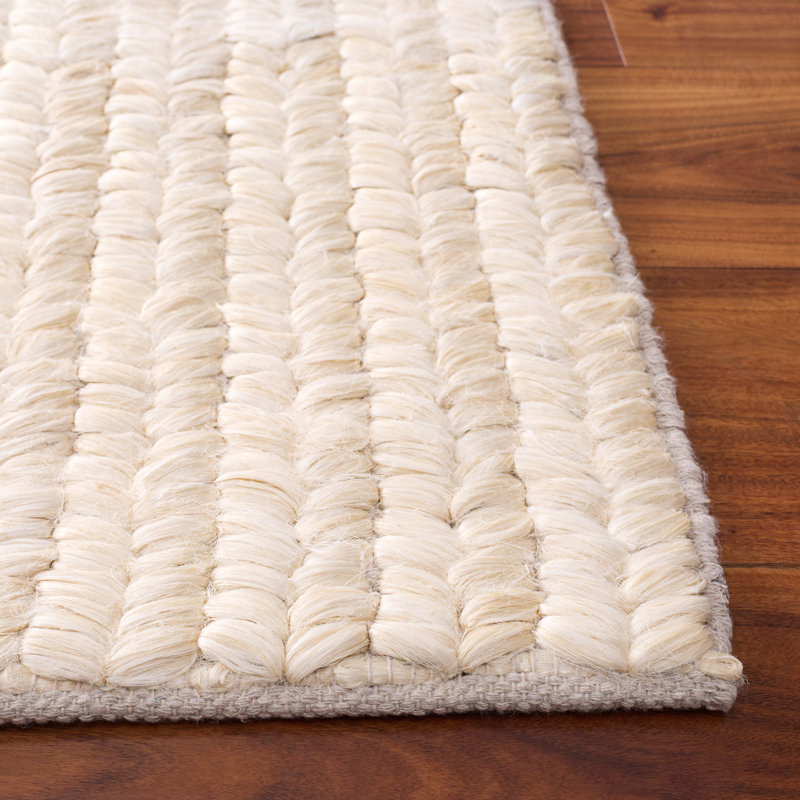 Ralph Lauren Bajada Jute, Cotton Solid Color Rug, Rectangle 5' x 8'