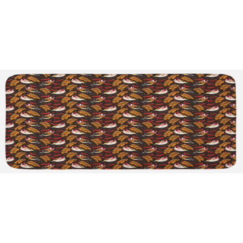 Tapis de cuisine oiseaux