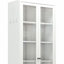Armoire de cuisine en métal, rangement de 72 po de hauteur avec 5 tablettes réglables, armoire autoportante pour cuisine / garde-manger / salle de bain