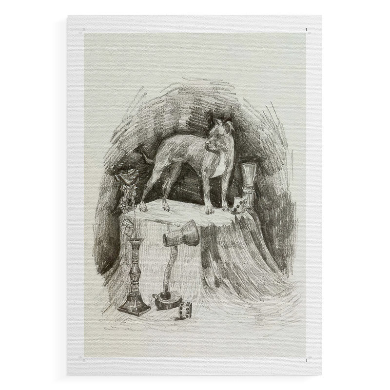 «A Gentleman V», impression sur toile seulement - non encadrée, H 18 po x l 12 po