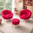 Fuchsia Polyester Blend