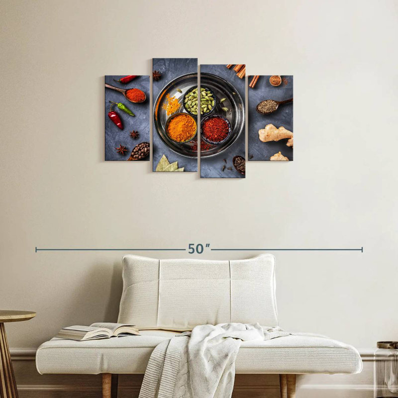 Yarlin Variant Of Spices, 22" H x 36" W