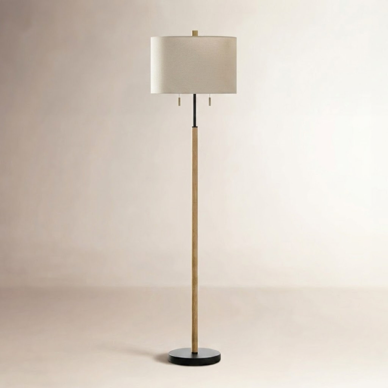 Kenley 62'' Floor Lamp, Beige
