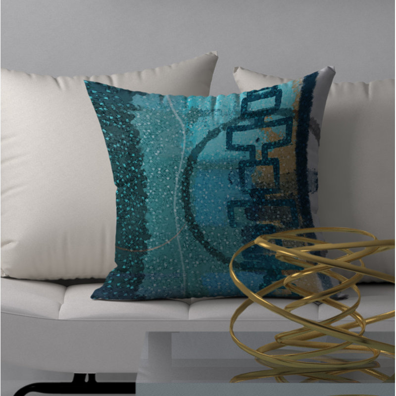 Housse de coussin carrée/insert, 18 po x 18 po