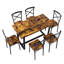 Ensemble de table de salle à manger 7 pièces 7 pièces Parfait pour la cuisine, le coin-repas et le salon-92853366-92853364