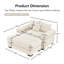 Canapé modulaire surdimensionné 54,3 po Cloud-1241119756