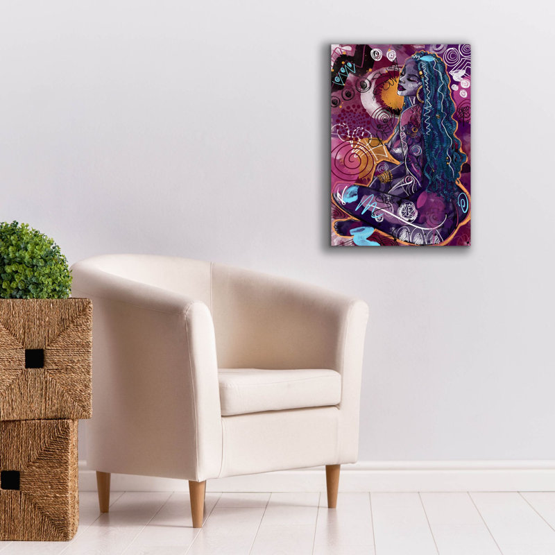 «Tahiya» par Justin Copeland, impression sur toile, H 26 po x l 18 po x P 0,75 po