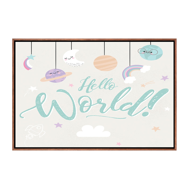 «Baby Beyond Cute I» par Angela Nikeas - impression d'art graphique, H 18 po x l 26 po x P 1,5 po, Pas de tapis