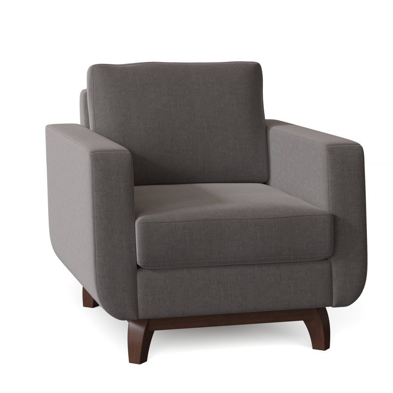 Fauteuil de 35 po de large Loy, Brouillard Entice