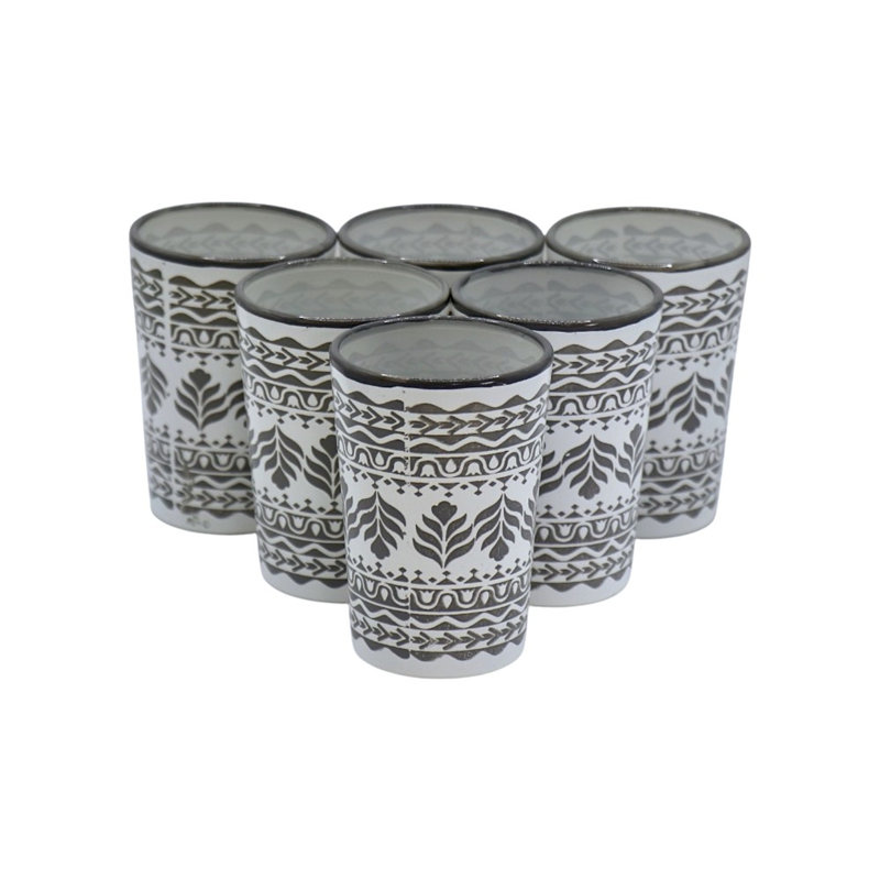 Ensemble de 6 verres à thé Casablanca Casablanca