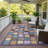 Machine Washable Indoor/Outdoor Chantille ACN2501 Squares Rug-100369945-100369948