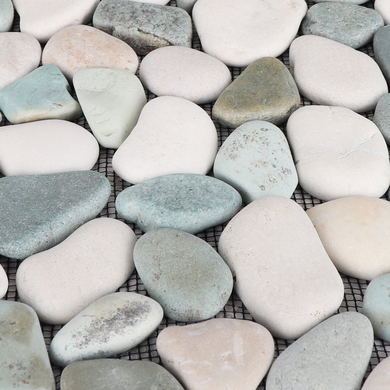 Stone Wall Tiles - 10 Pack, Sea Green