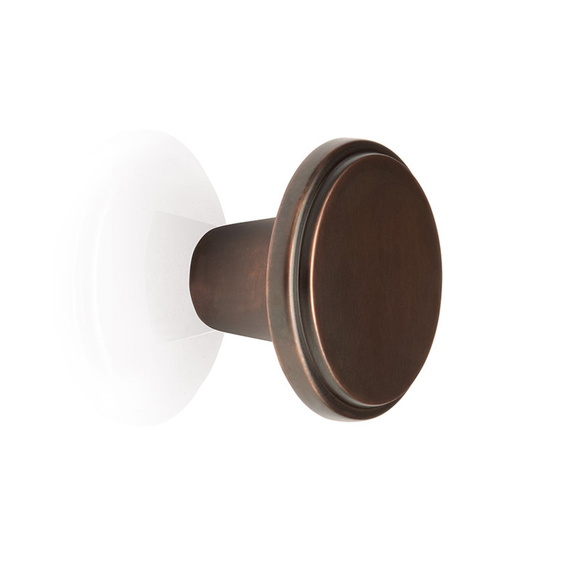 Conwy Round Knob, Bright Chrome, 1.38" H x 1.37" W x 1.37" D