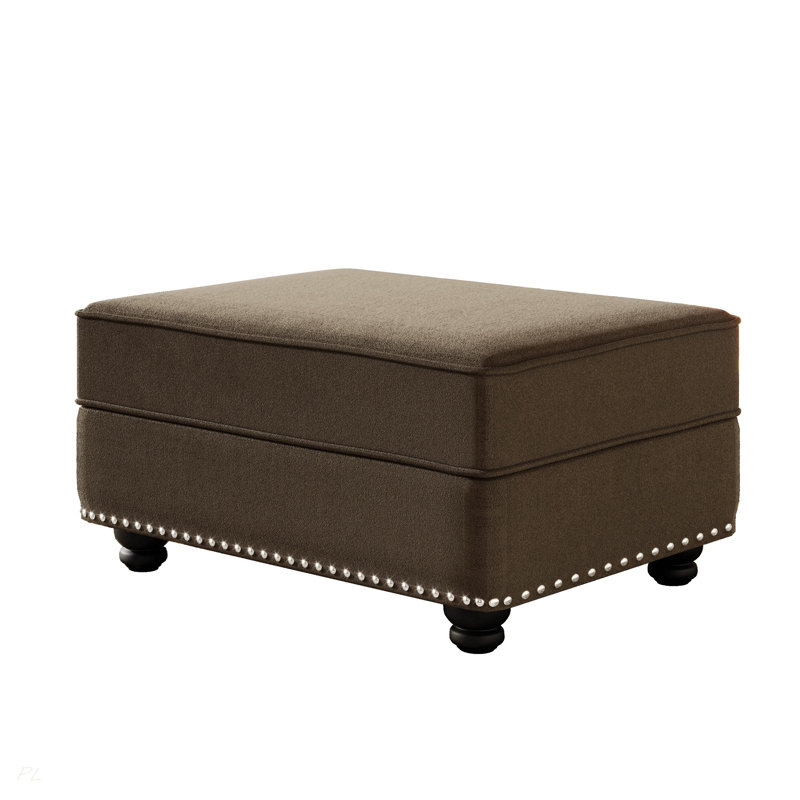 Velvet Ottoman To Combine With Single Seater Sofa, 2 Seater Sofa And 3 Seater Sofa, Suitable For Living Rooms, Apartments, Offices