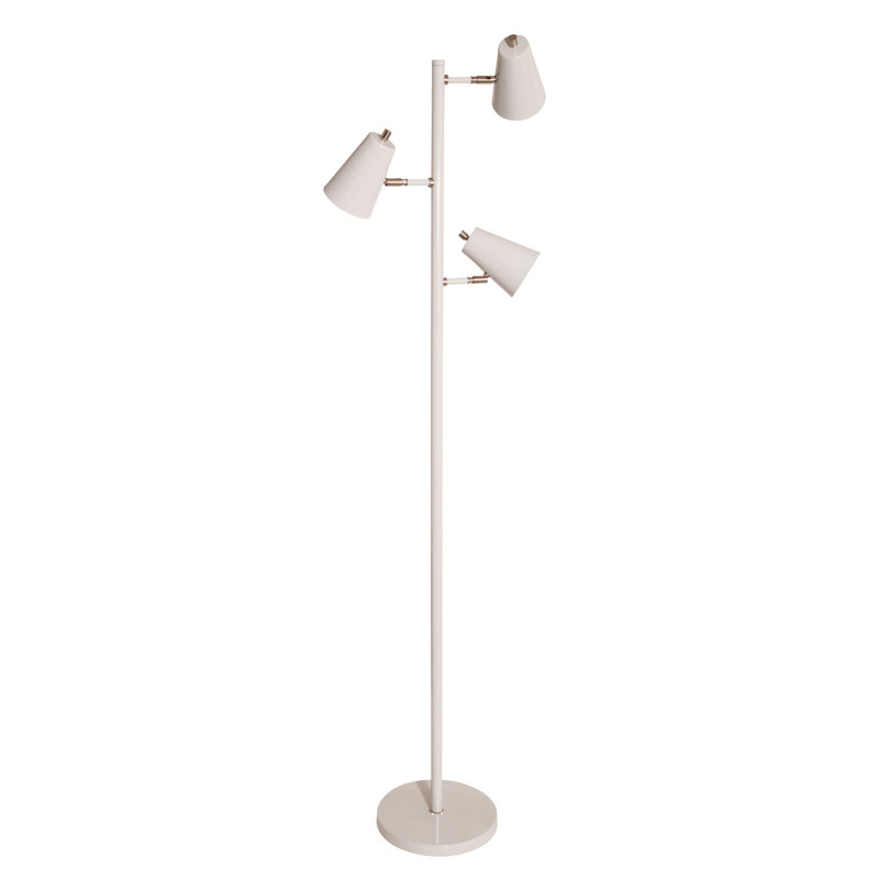 Kirby Task Floor Lamp, Gray, Gray