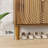 Shoe Storage Cabinet With 2 Flip Drawers,Free Standing Shoe  Cabinet With Metal Handles For Entryway,Shoe Rack Cabinet With Line Groove Design