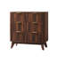 Table d'appoint 32 po de hauteur en faux marbre avec 3 tiroirs et design cannelé-118719484-136254298